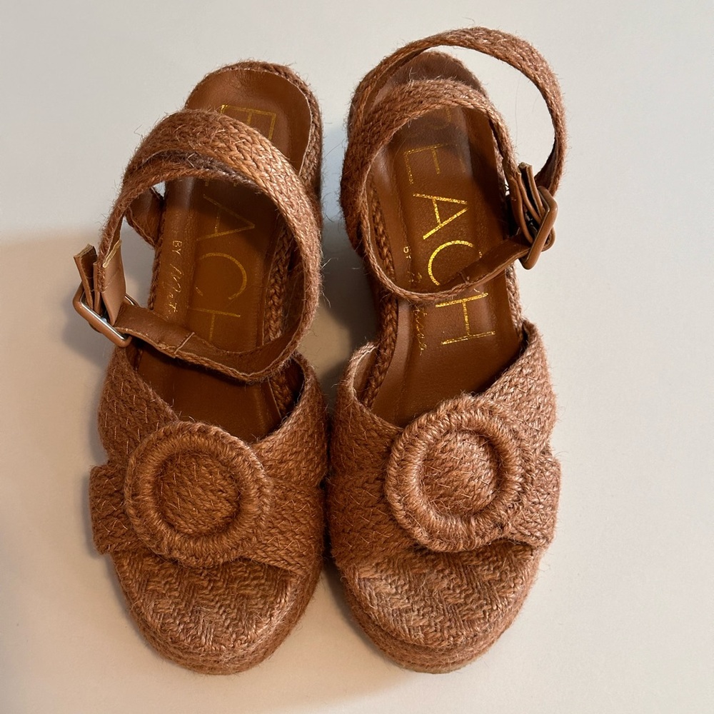Matisse Kai Platform Wedges in Honey Color - Picture 4 of 11